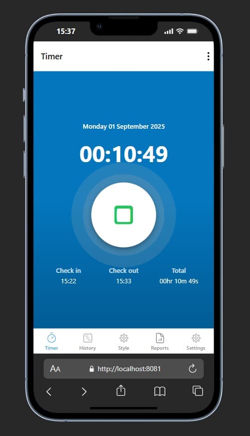 Time Tracker - Project image
