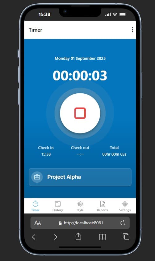 Time Tracker - Project image