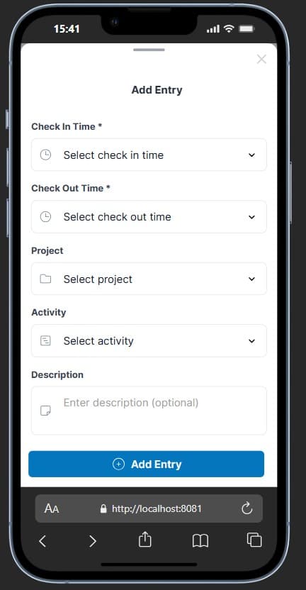 Time Tracker - Project image