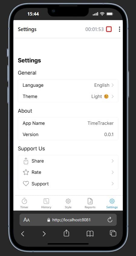 Time Tracker - Project image