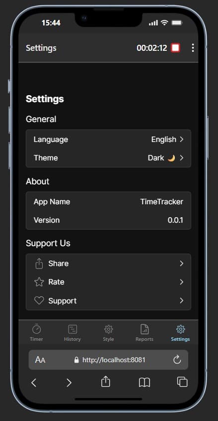Time Tracker - Project image