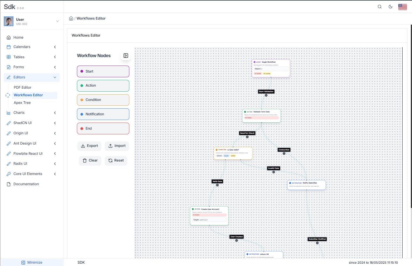 Premium Private SDK - WorkFlow Editor Light