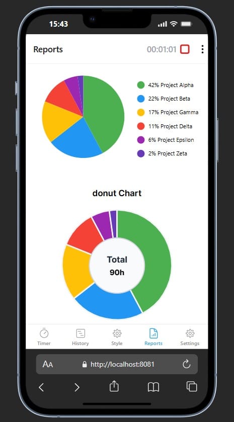 Time Tracker - Project image
