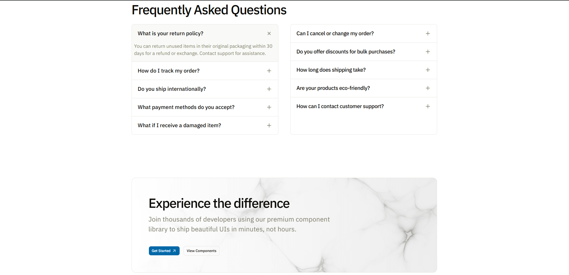 AI Text to Speech SaaS - FAQs & CTA Section