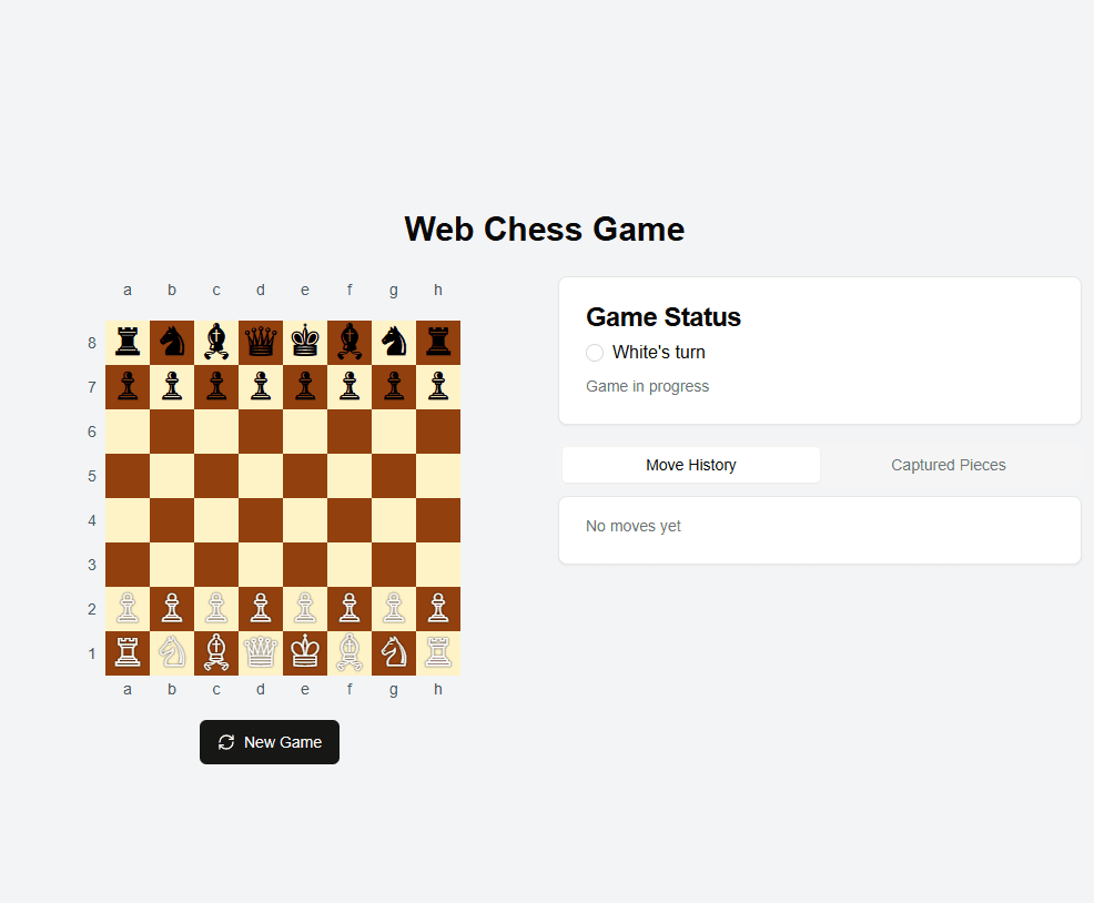 Next Chess Game - Main Overview