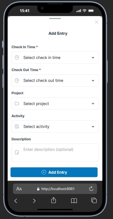Time Tracker - Project image