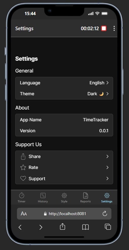 Time Tracker - Project image