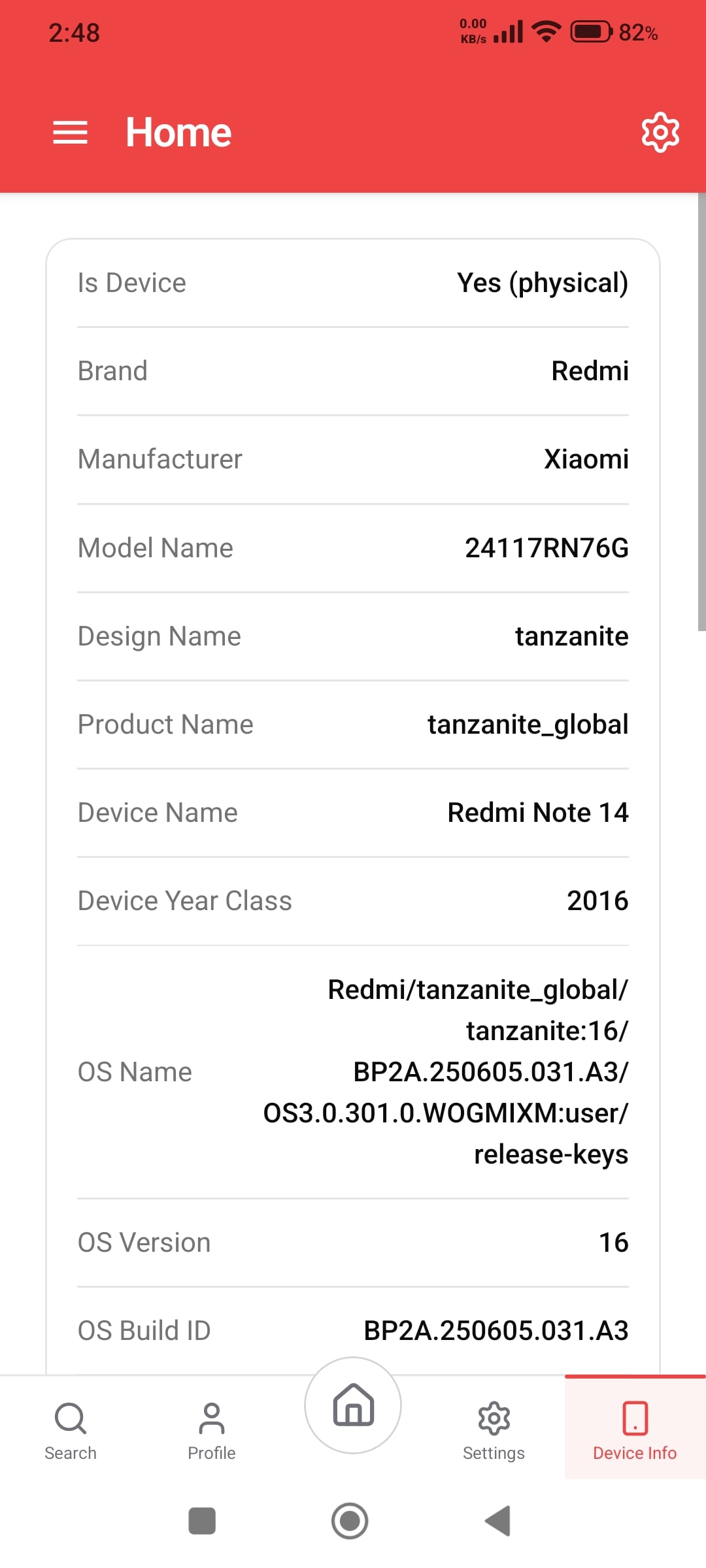 React Native Starter Kit - Info Screen React Native Starter Kit - Info Screen