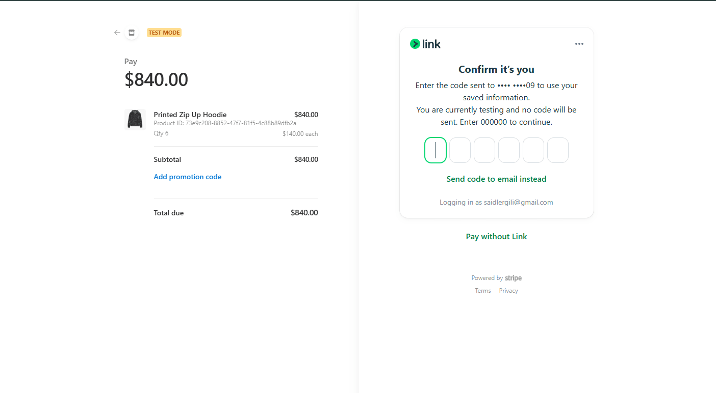 Next E-commerce App - Stripe Payment Next E-commerce App - Stripe Payment