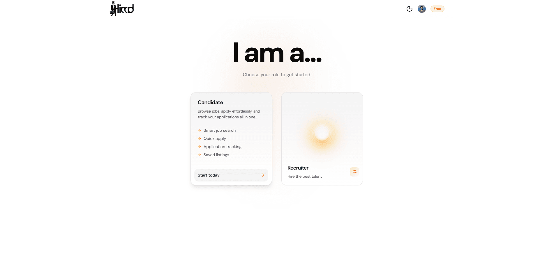 Hirrd - Job Portal - Onboarding (Recruiter/Candidate) Hirrd - Job Portal - Onboarding (Recruiter/Candidate)